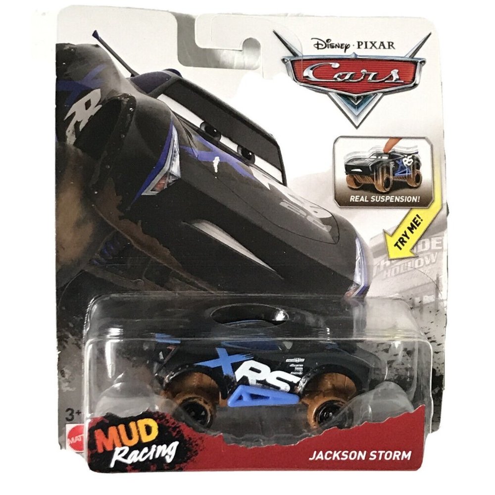 New Mattel Disney Pixar Cars XRS Mud Racing Toy Vehicle Jackson Storm